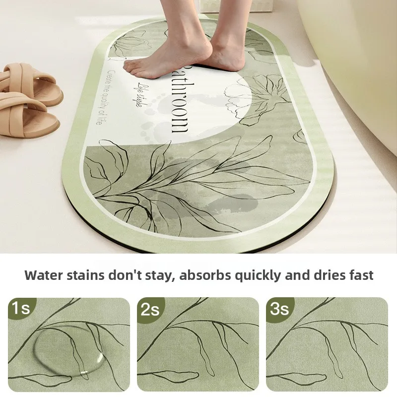 Absorbent Bathroom Mat Soft Silicon Dendroid Quick Dry Anti Slip Floor Carpet for Washroom Entrance Door Plant Floral Pattern
Absorbent Bathroom Mat Soft Silicon Dendroid Quick Dry Anti Slip Floor Carpet for Washroom Entrance Door Plant Floral Pattern