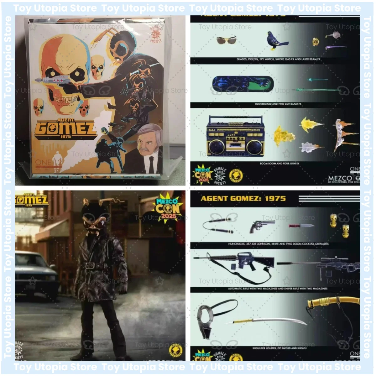 Figura acción Mezco Ant-Man Agente Gomez 1975 Gold Label Edición Limitada 6 pulgadas con ropa móvil
Figura acción Mezco Ant-Man Agente Gomez 1975 Gold Label Edición Limitada 6 pulgadas con ropa móvil