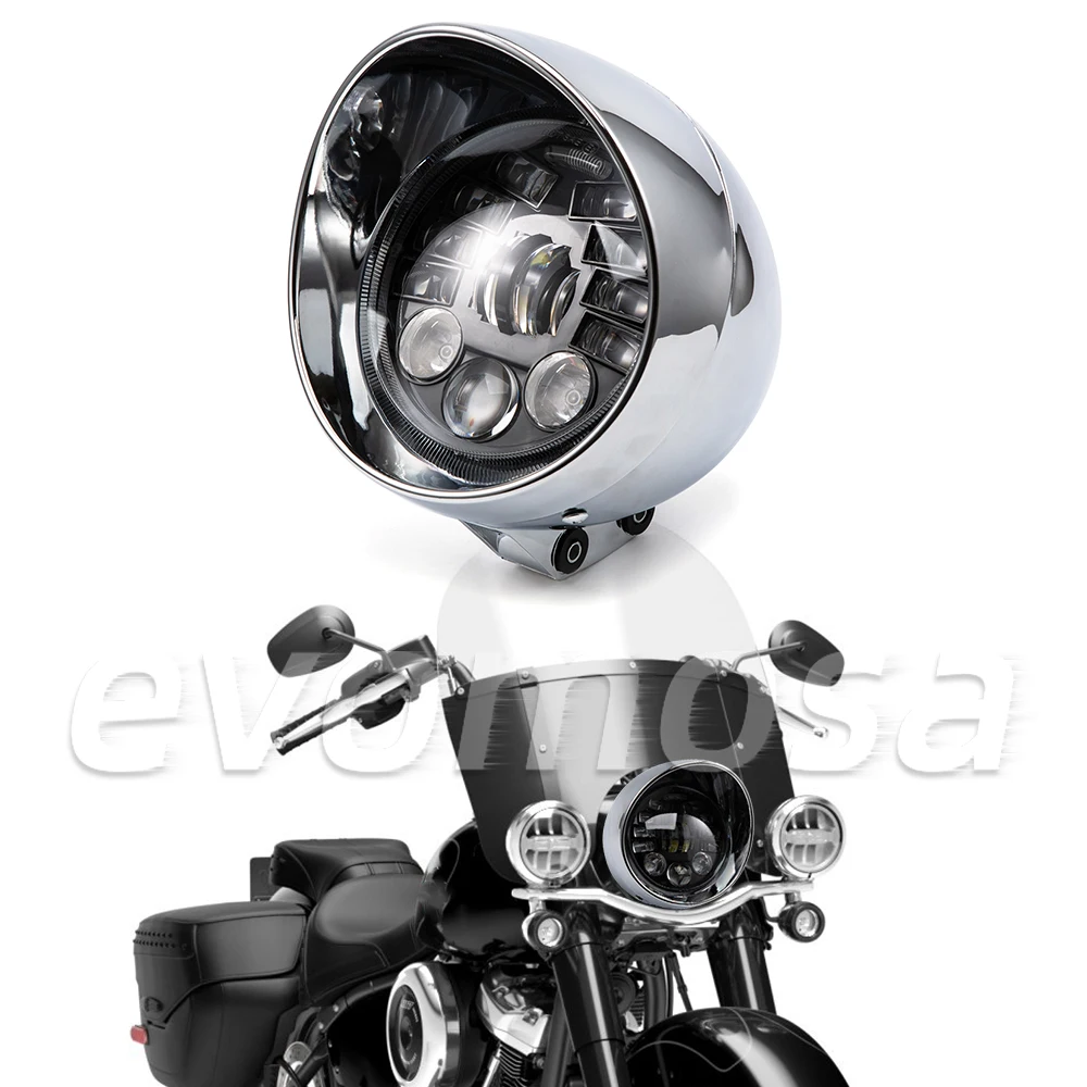 E9 Motorcycle Custom Vintage 5.75" Headlight Spot Lamp For Chopper Bobber Softail Springer Cafe Racer Club Style Headlights
E9 Motorcycle Custom Vintage 5.75" Headlight Spot Lamp For Chopper Bobber Softail Springer Cafe Racer Club Style Headlights