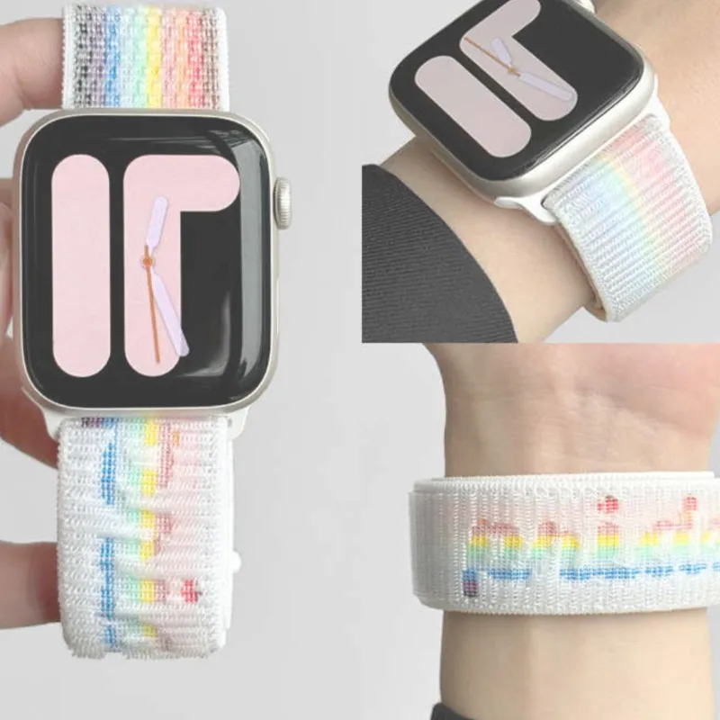 Нейлоновый ремешок для Apple Watch, ремни 44 мм, 45 мм, 40 мм, 46 мм, 49 мм, 41 мм, 42 мм, 38 Браслет, ремень Correa iWatch Series 6 Se 7 8 9 10 ultra 2
Нейлоновый ремешок для Apple Watch, ремни 44 мм, 45 мм, 40 мм, 46 мм, 49 мм, 41 мм, 42 мм, 38 Браслет, ремень Correa iWatch Series 6 Se 7 8 9 10 ultra 2