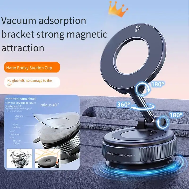 Vacuum adsorption strong magnetic suction car mobile phone holder navigation anti-shake
Vacuum adsorption strong magnetic suction car mobile phone holder navigation anti-shake