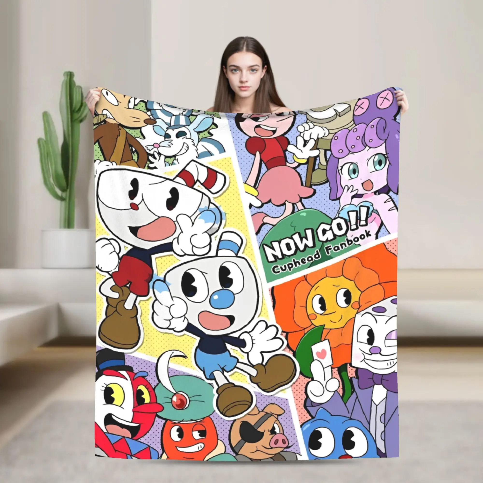Cuphead cartoon Flannel Blankets Warm Soft Throw Blanket for Couch Bed Camping Pattern Bedspread Sofa Bed Cover
Cuphead cartoon Flannel Blankets Warm Soft Throw Blanket for Couch Bed Camping Pattern Bedspread Sofa Bed Cover