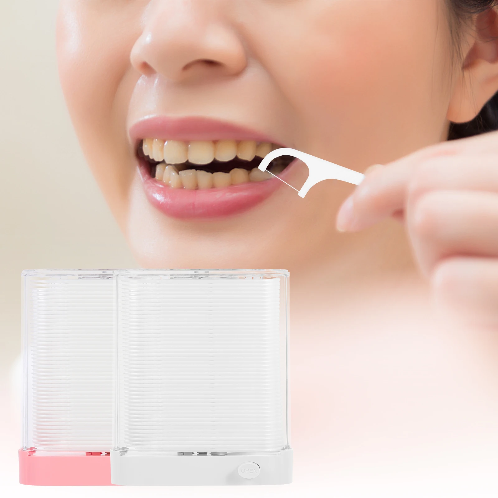 2 Boxes Plastic Floss Picks Automatic Dispensers Box Packing Teeth Flosses Ultrafine Durable Safe Effective Cleaning Oral Health 
2 Boxes Plastic Floss Picks Automatic Dispensers Box Packing Teeth Flosses Ultrafine Durable Safe Effective Cleaning Oral Health