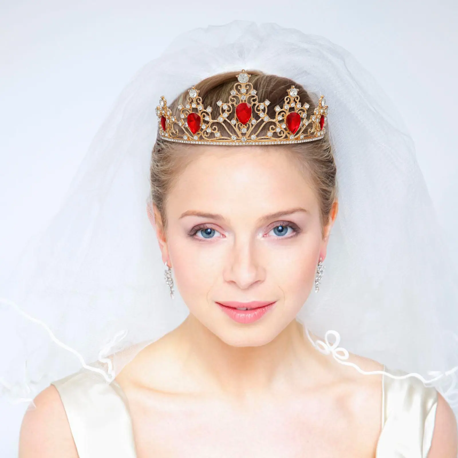 Alloy Rhinestone Crown Headwear Elegant Bridal Crown For Wedding Party Prom Queen Costume Stage Headdress Hair Accessory
Alloy Rhinestone Crown Headwear Elegant Bridal Crown For Wedding Party Prom Queen Costume Stage Headdress Hair Accessory