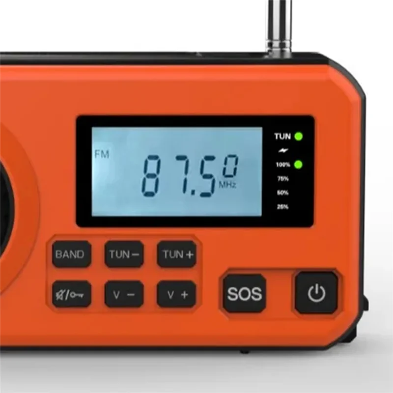 B03B-Solar Hand Crank Emergency Weather Radio Emergency Weather Radio SW/AM/FM Portable Radio
B03B-Solar Hand Crank Emergency Weather Radio Emergency Weather Radio SW/AM/FM Portable Radio