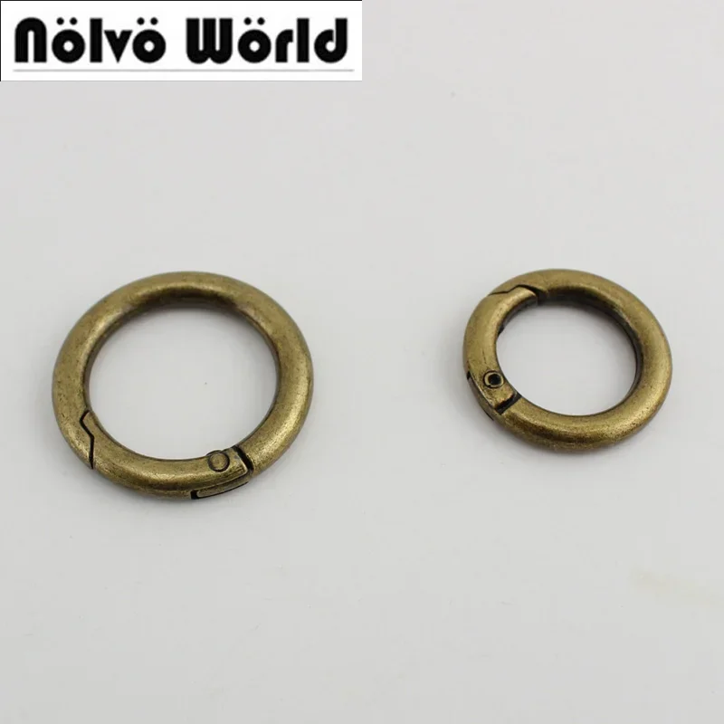 10-100pcs 19mm 25mm Bronze old silver 5.0 Webbing Gunmetal Nickel Snap Spring Ring for Making Purse Bag Handbag Handle Connector
10-100pcs 19mm 25mm Bronze old silver 5.0 Webbing Gunmetal Nickel Snap Spring Ring for Making Purse Bag Handbag Handle Connector