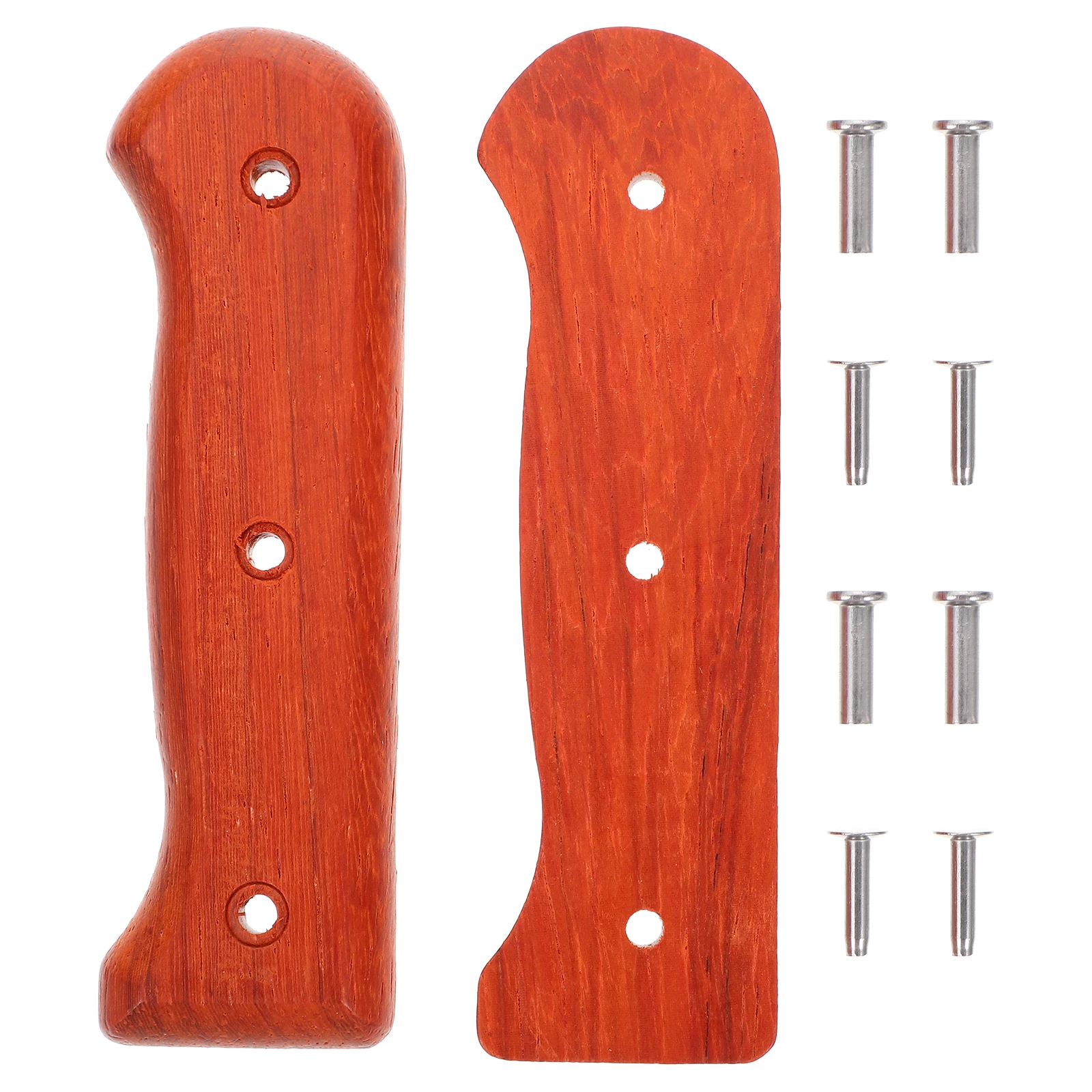 Knife Handle Accessories Ergonomic Wood Grip Replacement Long Chef Kitchen Tool Red Smooth Durable Practical Use Outdoor
Knife Handle Accessories Ergonomic Wood Grip Replacement Long Chef Kitchen Tool Red Smooth Durable Practical Use Outdoor