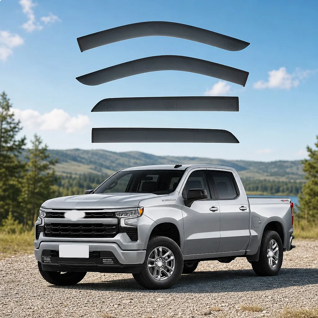 For Chevrolet Silverado 2019+ Window Visor Rain Sun Shade Awning Car Styling Accessories
For Chevrolet Silverado 2019+ Window Visor Rain Sun Shade Awning Car Styling Accessories