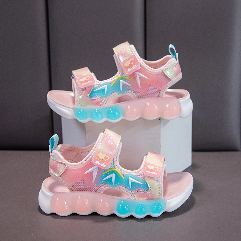 Children Sandals for Girl Pink Summer New Soft Soled Non Slip Sandals Firm Durable Comfort Suitable Daily Wear Leather Sandals
Children Sandals for Girl Pink Summer New Soft Soled Non Slip Sandals Firm Durable Comfort Suitable Daily Wear Leather Sandals