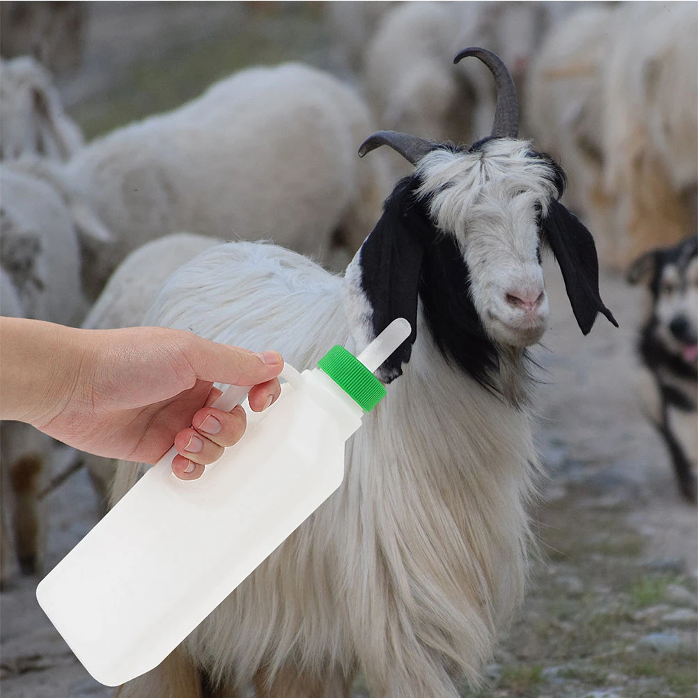 1Set Lamb Feeding Bottle with Handle Silicone Calf Nursing Bottle Air Vent Leakproof Design Small Animal Milk Feeder for Farm
1Set Lamb Feeding Bottle with Handle Silicone Calf Nursing Bottle Air Vent Leakproof Design Small Animal Milk Feeder for Farm