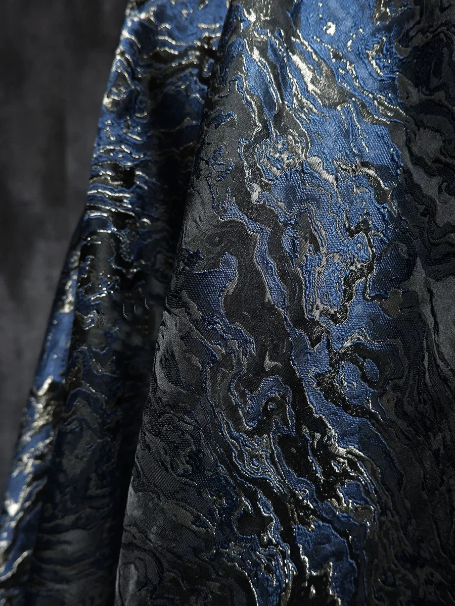 Double sided ripple lava cloud fabric vest jacket Hanfu jacquard designer clothing jacquard fabric
Double sided ripple lava cloud fabric vest jacket Hanfu jacquard designer clothing jacquard fabric