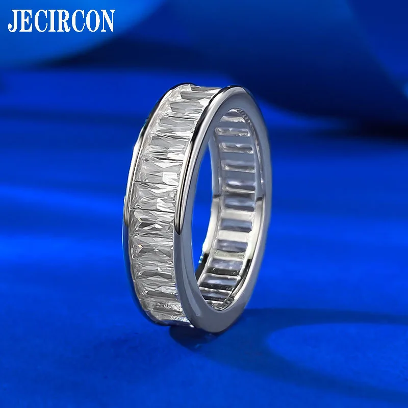 JECIRCON 925 Sterling Silver Princess Square Inlaid Ring European and American High Carbon Stone Trendy Brand Shiny Fine Jewelry
JECIRCON 925 Sterling Silver Princess Square Inlaid Ring European and American High Carbon Stone Trendy Brand Shiny Fine Jewelry