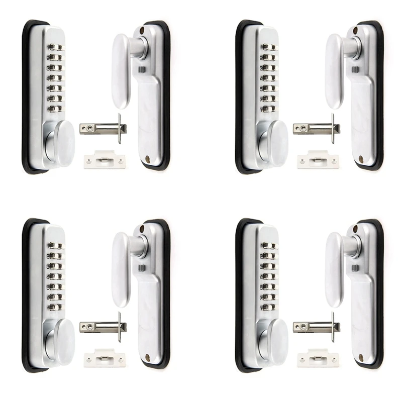 4X Digital Push Button Door Lock Key Pad Code Combination Access Mechanical Keyless
4X Digital Push Button Door Lock Key Pad Code Combination Access Mechanical Keyless