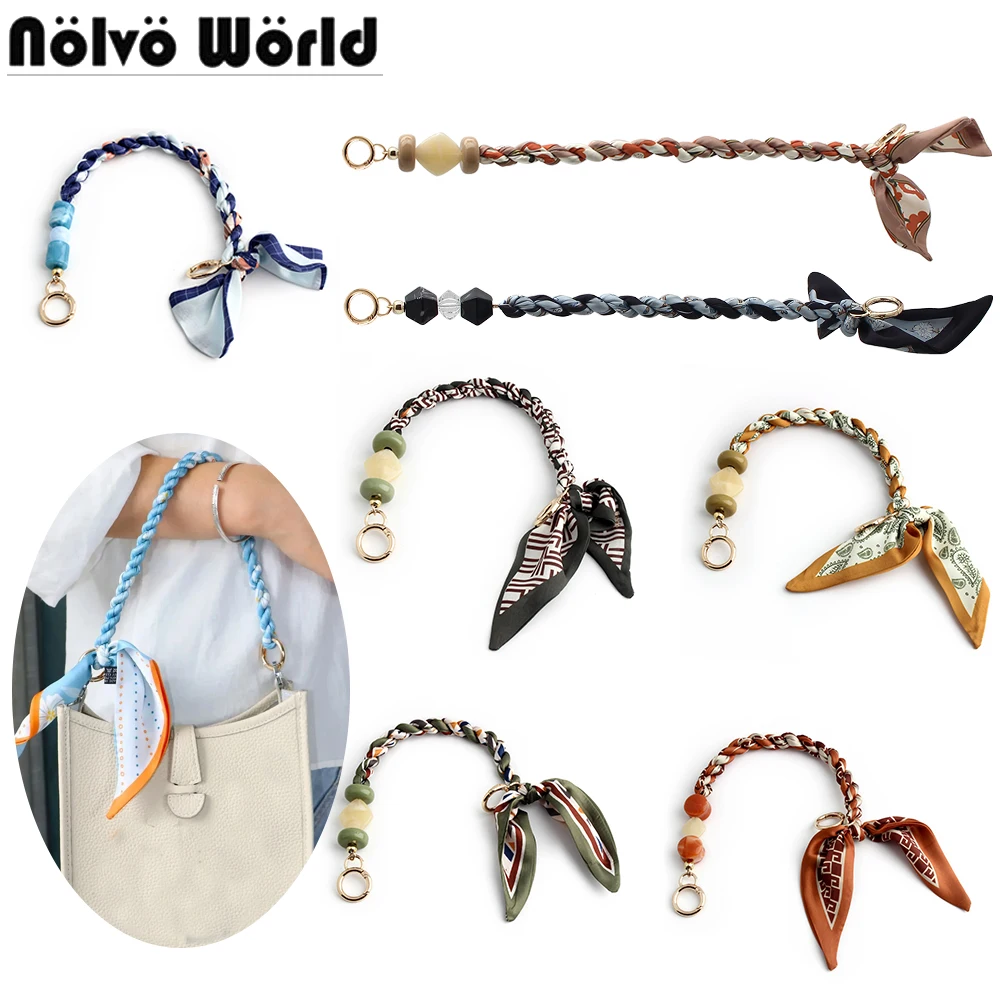 1/3/10PCS 44cm Woven Silk Scarf Handbag Chain Strap With O Ring For Ribbon Bags Belt Shoulder Purse Chains Handle Accessories
1/3/10PCS 44cm Woven Silk Scarf Handbag Chain Strap With O Ring For Ribbon Bags Belt Shoulder Purse Chains Handle Accessories