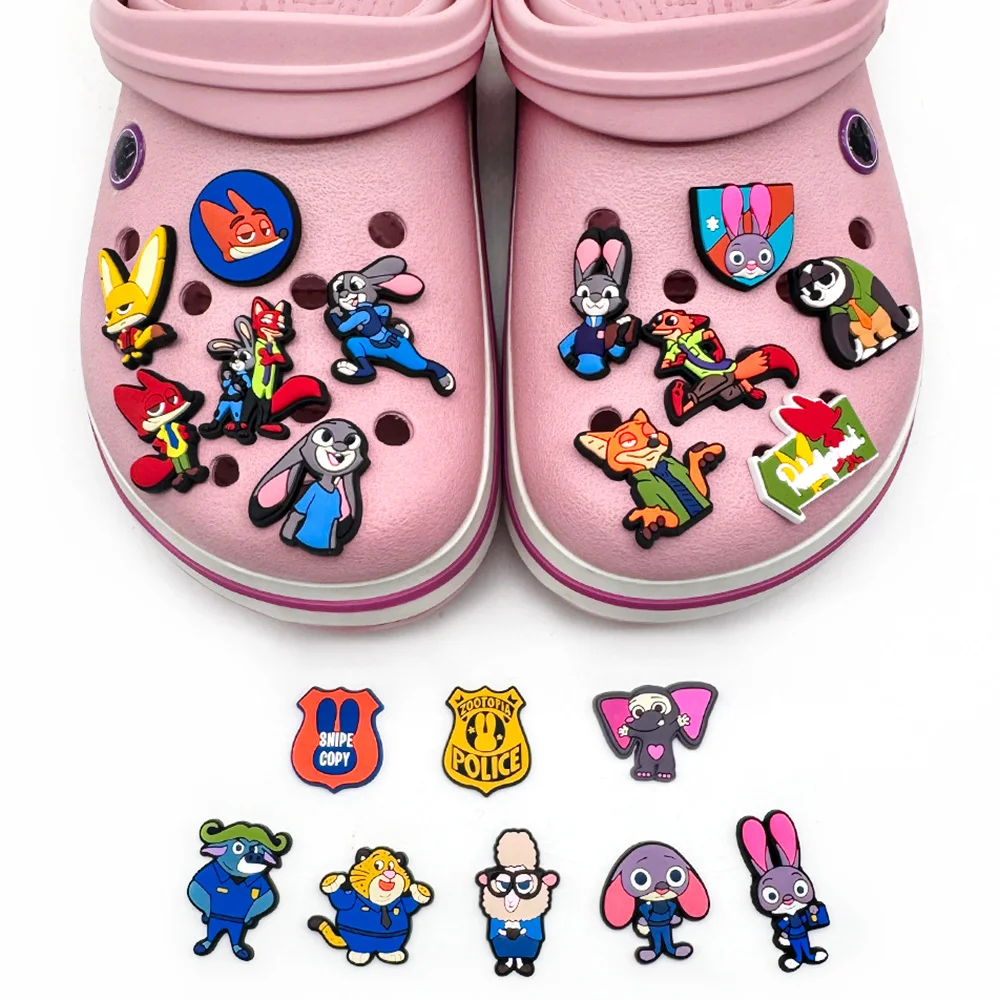 20 шт., подвески для обуви «Зверополис», персонаж аниме для милых мультяшных украшений, аксессуары для классических сабо, рождественские подарки
20 шт., подвески для обуви «Зверополис», персонаж аниме для милых мультяшных украшений, аксессуары для классических сабо, рождественские подарки