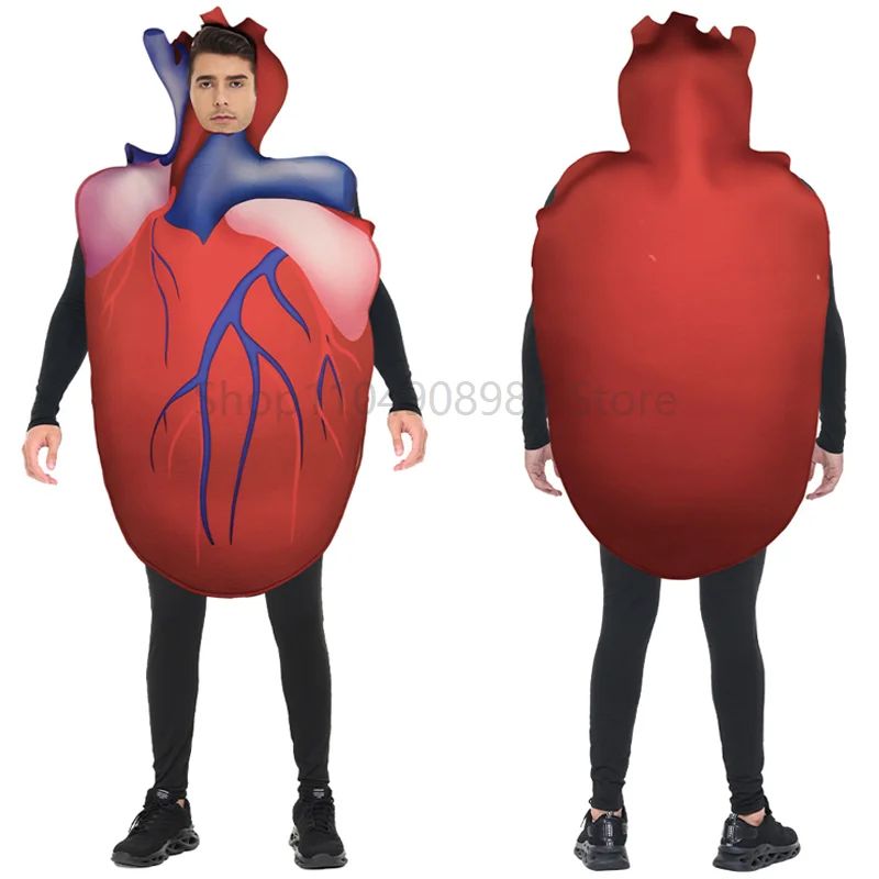 Organ Cosplay Costume Disguise Clothes Adult Heart Sponge Stage Fancy Dress 3D Print Carnival Purim Party Performance Outfit
Organ Cosplay Costume Disguise Clothes Adult Heart Sponge Stage Fancy Dress 3D Print Carnival Purim Party Performance Outfit