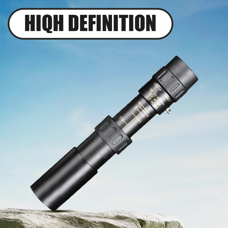 Telescope Monocular 10-30X25 Portable High Zoom Bak4 Prism IPX4 Waterproof For Camping Travel Hunting Hiking Concert
Telescope Monocular 10-30X25 Portable High Zoom Bak4 Prism IPX4 Waterproof For Camping Travel Hunting Hiking Concert