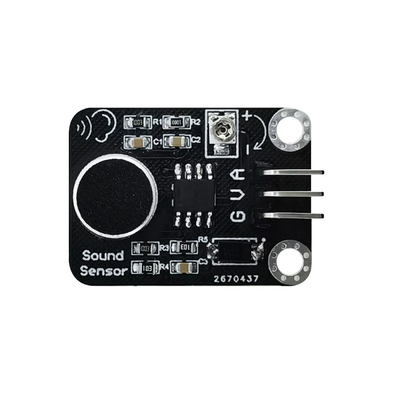 Датчик звука/съемка обнаружения громкости звука/электронный модуль строительного блока/регулируемая чувствительность
Датчик звука/съемка обнаружения громкости звука/электронный модуль строительного блока/регулируемая чувствительность