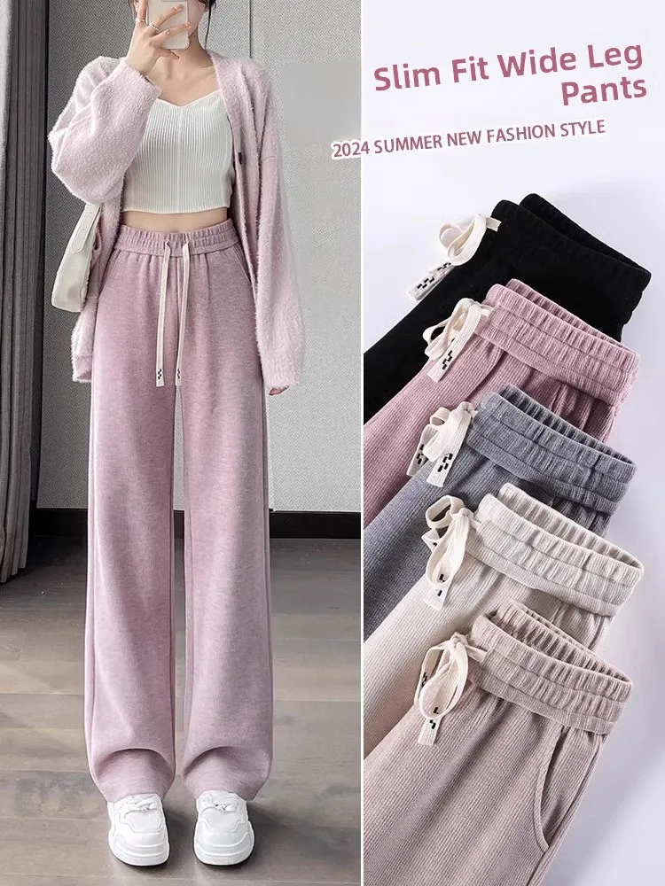 Casual Slim Wide Leg High Waist Rice Noodle Pants Spring Autumn Loose Slimming Drapey Straight Long Trousers Fashionable Sun ...
Casual Slim Wide Leg High Waist Rice Noodle Pants Spring Autumn Loose Slimming Drapey Straight Long Trousers Fashionable Sun ...