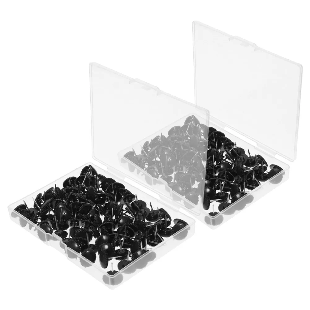 Набор канцелярских кнопок-гвоздиков (200 шт.) в форме шестеренок для досок объявлений, пробковых досок, с плоской пластиковой головкой, для маркировки документов
Набор канцелярских кнопок-гвоздиков (200 шт.) в форме шестеренок для досок объявлений, пробковых досок, с плоской пластиковой головкой, для маркировки документов