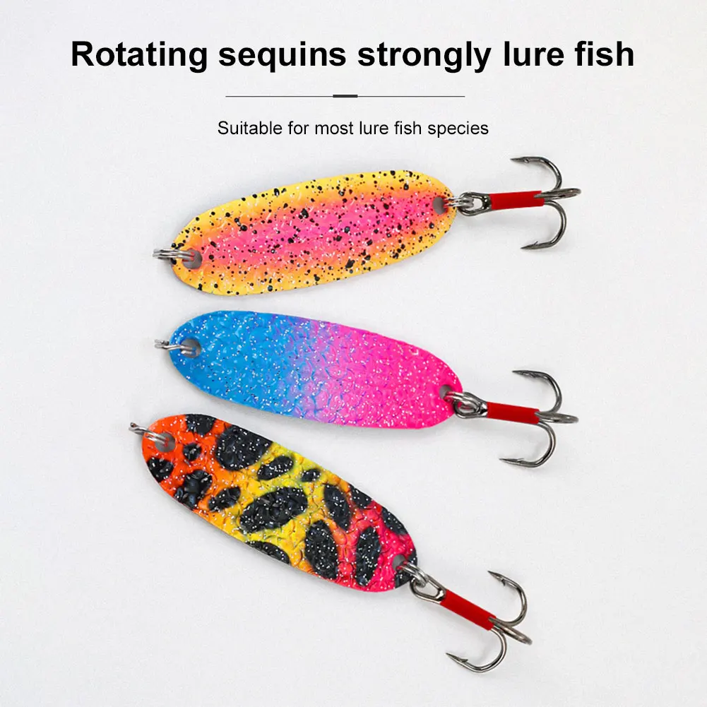 5Pcs 6g Metal Spoon Fishing Lures Spinner Bait with Treble Hooks Artificial Hard Bait Wobblers Crankbait for Bass Pike
5Pcs 6g Metal Spoon Fishing Lures Spinner Bait with Treble Hooks Artificial Hard Bait Wobblers Crankbait for Bass Pike