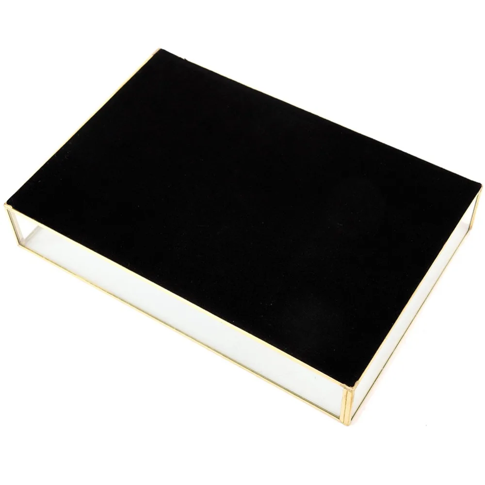 Metal and Glass Vintage Storage Box Rectangular Luxury Jewelry Display Box Mirror Surface Gold Color Mirror Decorative Tray
Metal and Glass Vintage Storage Box Rectangular Luxury Jewelry Display Box Mirror Surface Gold Color Mirror Decorative Tray