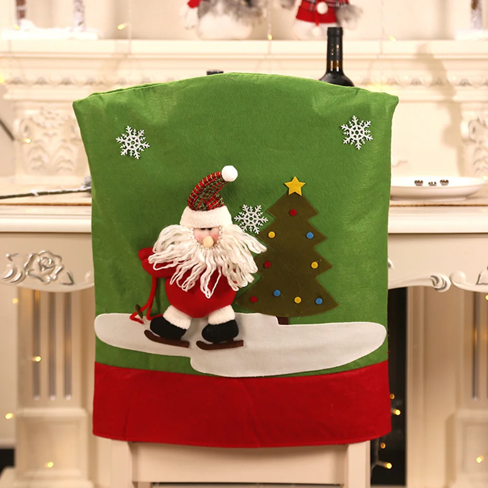 2Pcs Chair Cover Christmas Design Creative Red Green Pattern for Banquet Ceremony Dining Room Xmas Chair Back Cover
2Pcs Chair Cover Christmas Design Creative Red Green Pattern for Banquet Ceremony Dining Room Xmas Chair Back Cover