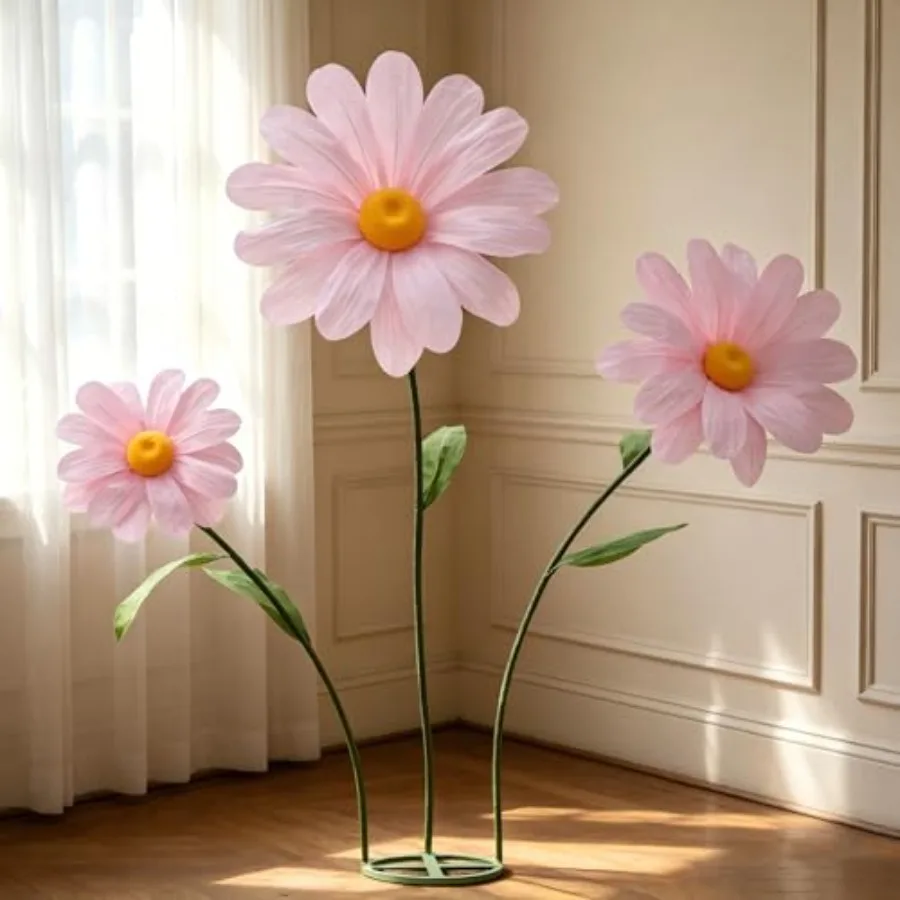 Large Daisy Flowers Artificial, 5.9 Ft Giant Paper Flower Decoration, Big Flowers Decor for Party, Garden, Office, Home, Weddin
Large Daisy Flowers Artificial, 5.9 Ft Giant Paper Flower Decoration, Big Flowers Decor for Party, Garden, Office, Home, Weddin