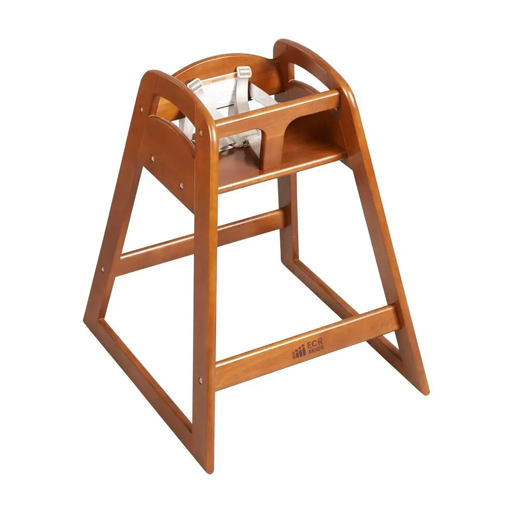 Solid Wood High Chair for Toddlers, Natural Walnut Finish
Solid Wood High Chair for Toddlers, Natural Walnut Finish