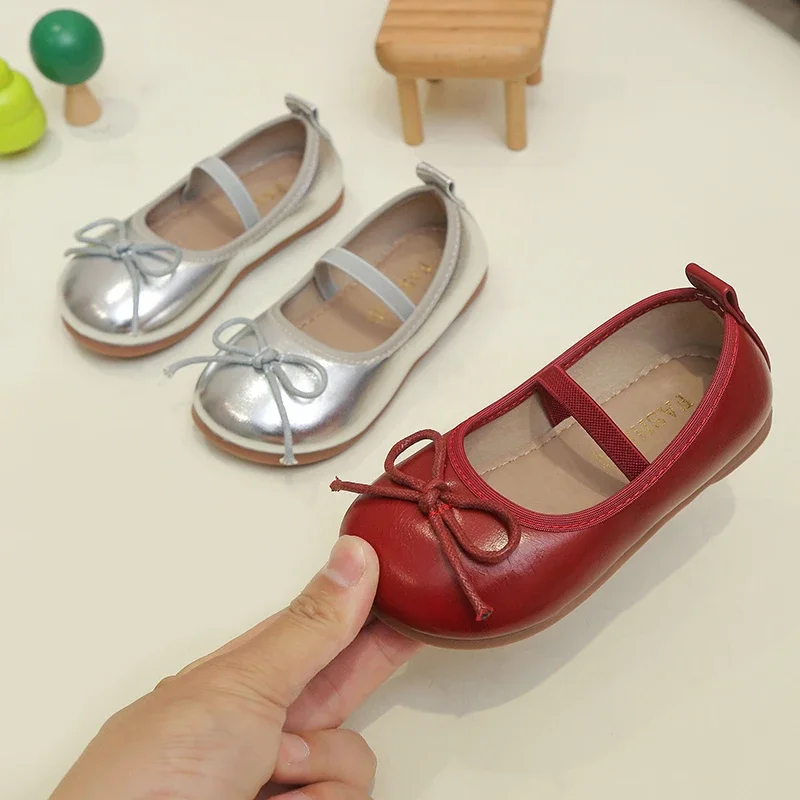 Girls Leather Shoes Spring Autumn Fashion Simple Princess Ballet Children's Flats Simple Round-toe Kids Causal Shoes Soft Bottom
Girls Leather Shoes Spring Autumn Fashion Simple Princess Ballet Children's Flats Simple Round-toe Kids Causal Shoes Soft Bottom