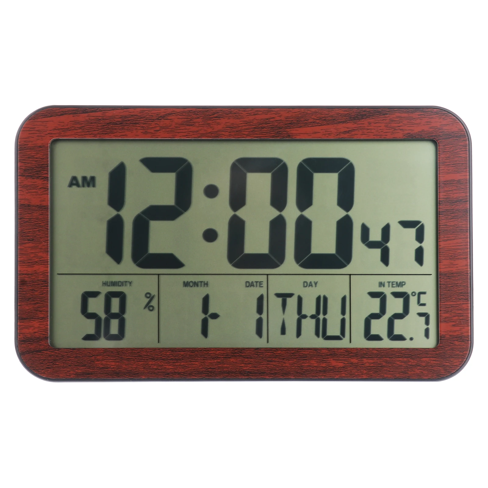 1Pcs Digital Home Clock Perpetual Calendar Multifunction Large Screen for Bedroom Office Desktop Electronic Alarm Clock
1Pcs Digital Home Clock Perpetual Calendar Multifunction Large Screen for Bedroom Office Desktop Electronic Alarm Clock