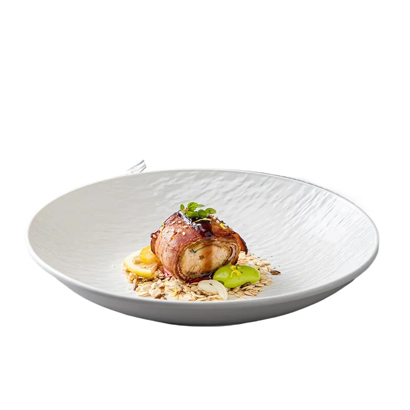 European ceramic large plate bowl household soup plate new western salad bowl creative plate
European ceramic large plate bowl household soup plate new western salad bowl creative plate