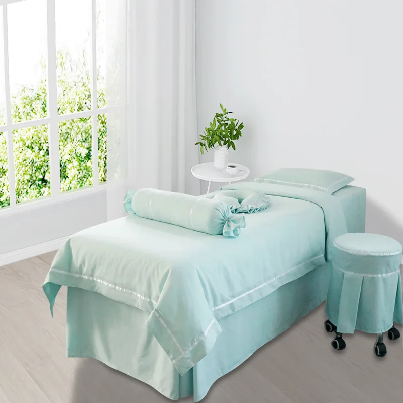 Solid Elegant 4pcs Bedding Sets for Beauty Salon SPA Massage Table Bed Cover Sheet Skin-Friendly Quilt Cover Sabnanas
Solid Elegant 4pcs Bedding Sets for Beauty Salon SPA Massage Table Bed Cover Sheet Skin-Friendly Quilt Cover Sabnanas
