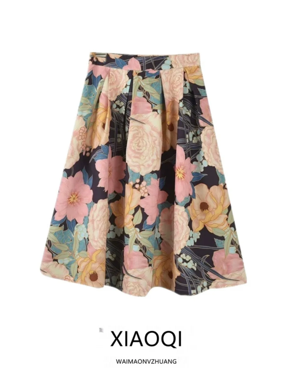 Spring 2024 High Waist Floral Midi Skirt Women's Faion Design Slimming Flower Pattern All-Match Sle 00% Other Material
Spring 2024 High Waist Floral Midi Skirt Women's Faion Design Slimming Flower Pattern All-Match Sle 00% Other Material