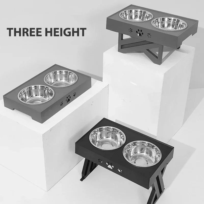 Feeders Bowls Dogs Big Dog Height Feeding Stand Medium Adjustable Double Bowl Elevated Food Pet Cat Table Water Lift With Dish
Feeders Bowls Dogs Big Dog Height Feeding Stand Medium Adjustable Double Bowl Elevated Food Pet Cat Table Water Lift With Dish