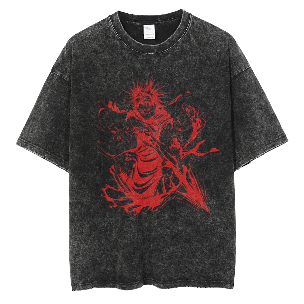 Hot Anime Jujutsu Kaisen Choso Logo Graphic Printed T Shirt Men Women Washed Cotton T-shirts Tee Harajuku Vintage Tops
Hot Anime Jujutsu Kaisen Choso Logo Graphic Printed T Shirt Men Women Washed Cotton T-shirts Tee Harajuku Vintage Tops