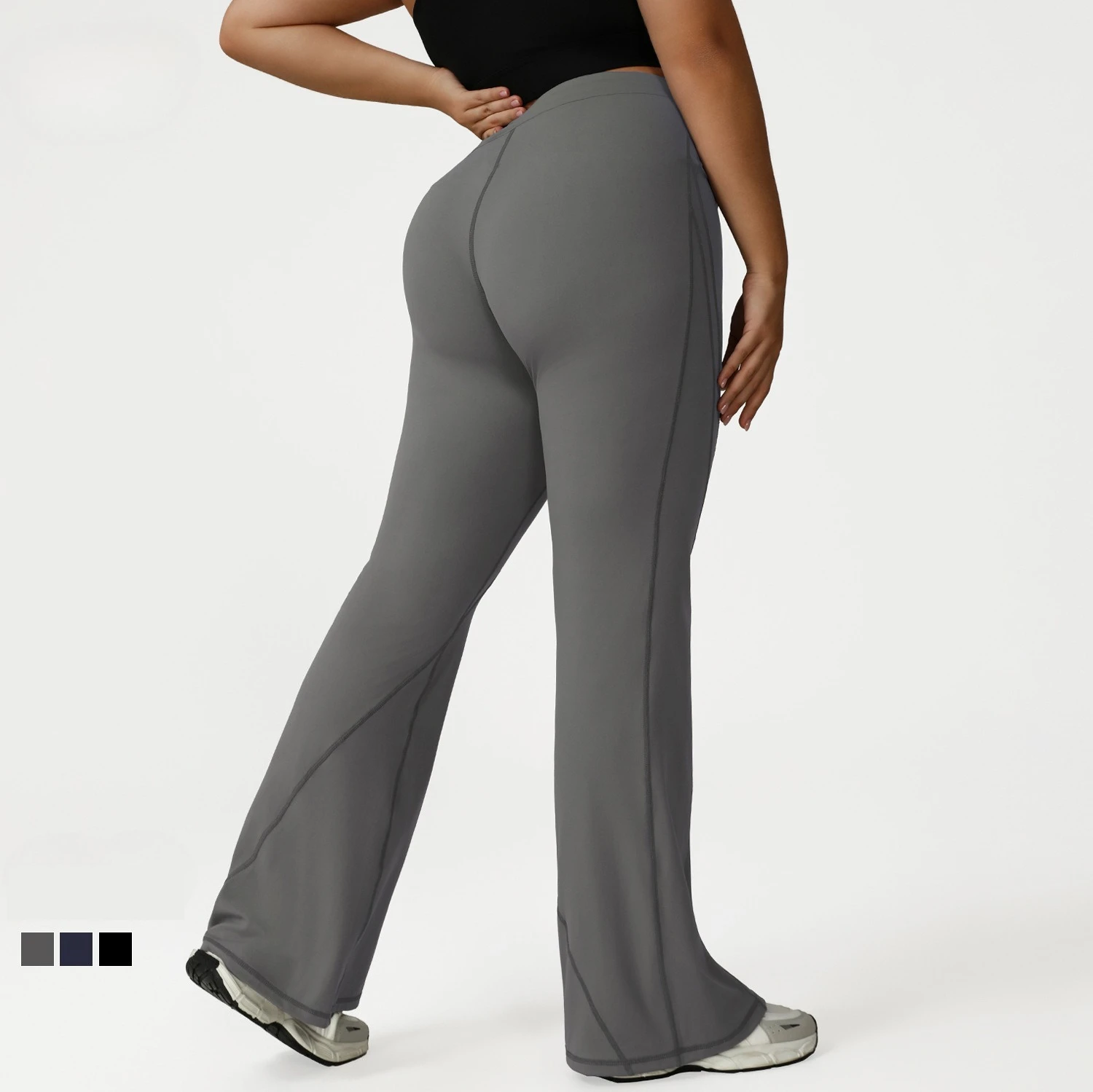 New Arrival Plus Size Flared Leggings - High Waist Lifting Yoga Pants | Seamless & Sweat-Wicking Casual Wear
New Arrival Plus Size Flared Leggings - High Waist Lifting Yoga Pants | Seamless & Sweat-Wicking Casual Wear