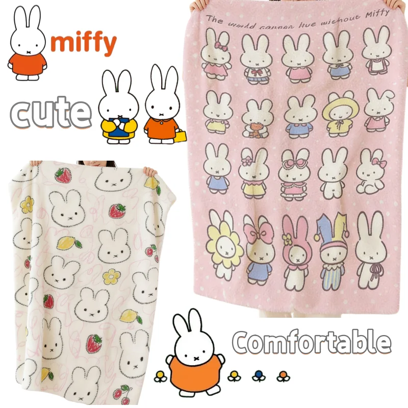 New creative Miffy blanket, cartoon cute air-conditioning blanket, high-appearance fashion, girly-hearted student nap blanket
New creative Miffy blanket, cartoon cute air-conditioning blanket, high-appearance fashion, girly-hearted student nap blanket