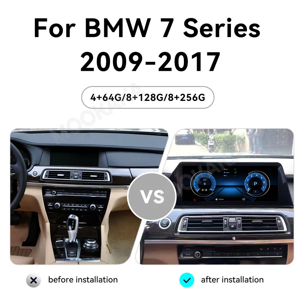 Android 13.0 для BMW 7 серии 2009-2017 F01 F02 Автомобильный радиоприемник CarPlay с автоэкраном Мультимедийный плеер GPS-навигация HeadUnit Upgrade
Android 13.0 для BMW 7 серии 2009-2017 F01 F02 Автомобильный радиоприемник CarPlay с автоэкраном Мультимедийный плеер GPS-навигация HeadUnit Upgrade