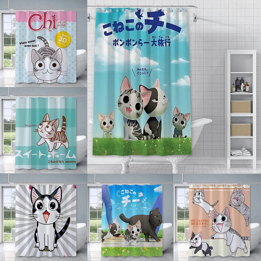 Chi's Sweet Home Shower Curtain Waterproof Polyester Fabric Paint Colorful Bath Curtains Home Bathroom Decor Curtain With Hook
Chi's Sweet Home Shower Curtain Waterproof Polyester Fabric Paint Colorful Bath Curtains Home Bathroom Decor Curtain With Hook