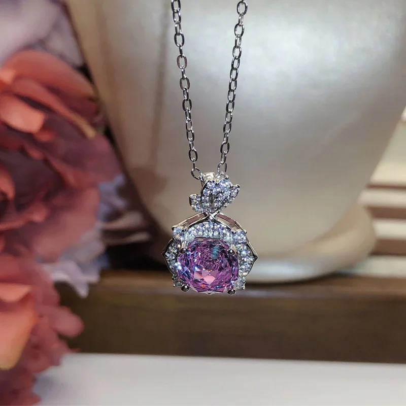 Rose Cut Purple Spodumene Octagonal Zircon Flower Necklace Pendant Light Luxury Open Ring Earrings
Rose Cut Purple Spodumene Octagonal Zircon Flower Necklace Pendant Light Luxury Open Ring Earrings