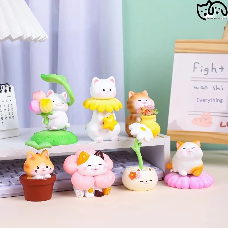 Flower Cat Blind Box Creative Cute Cartoon Resin Doll Healing Stress Relief Home Desktop Decoration Surprise Birthday Gift
Flower Cat Blind Box Creative Cute Cartoon Resin Doll Healing Stress Relief Home Desktop Decoration Surprise Birthday Gift