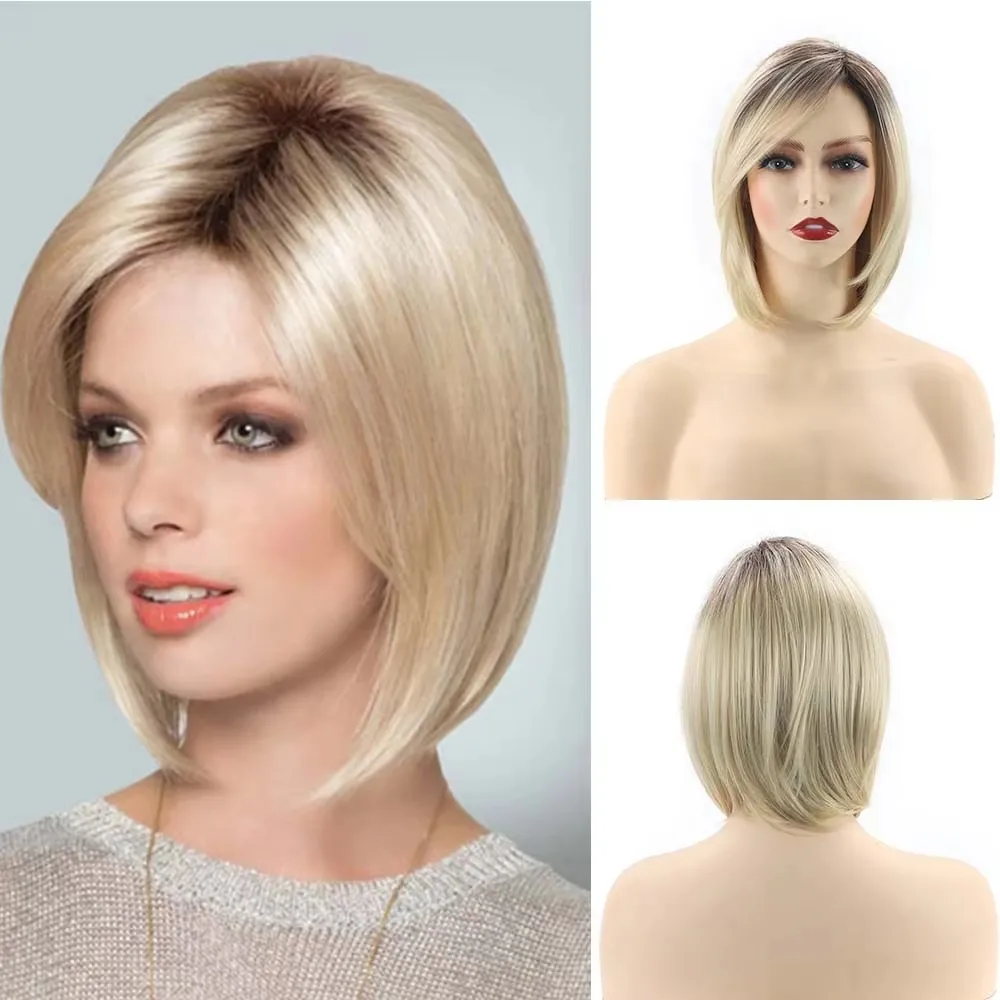 Long Blonde Wig with Side Part Bangs Synthetic Straight Layered Wig for Women Looking Realistic Wig Daily Wear
Long Blonde Wig with Side Part Bangs Synthetic Straight Layered Wig for Women Looking Realistic Wig Daily Wear