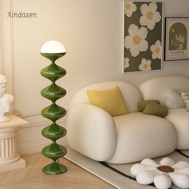 Macaron Creative Gourd Floor Lamp Living Room Sofa Standing Table Lamps Bedroom Bedside Light Senior Sense Of Vertical Lights
Macaron Creative Gourd Floor Lamp Living Room Sofa Standing Table Lamps Bedroom Bedside Light Senior Sense Of Vertical Lights