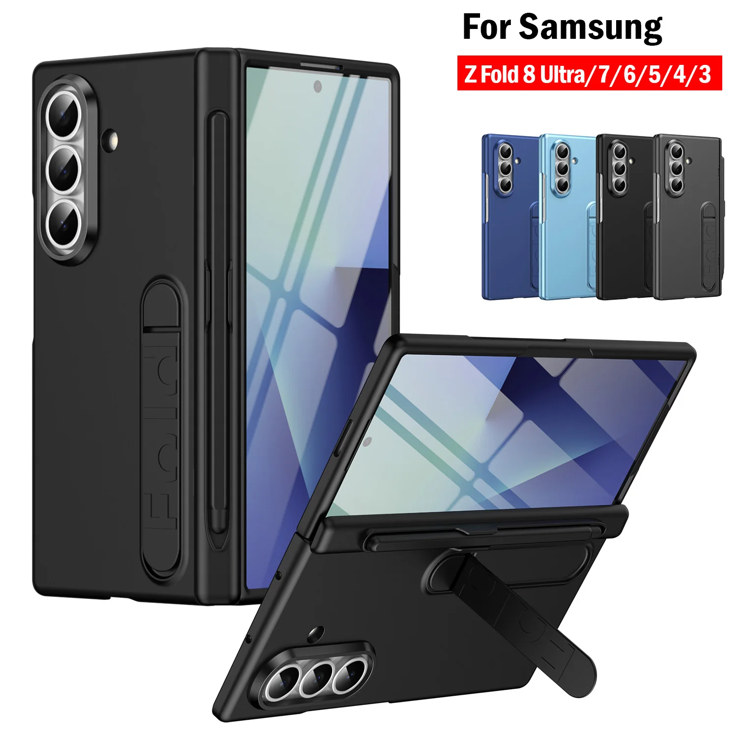 Hinge Cover for Samsung Galaxy Z Fold 8 Ultra 7 6 5 4 3 Case Hinge Touch Pen Holder Kickstand Screen Glass Protect Capa Funda
Hinge Cover for Samsung Galaxy Z Fold 8 Ultra 7 6 5 4 3 Case Hinge Touch Pen Holder Kickstand Screen Glass Protect Capa Funda