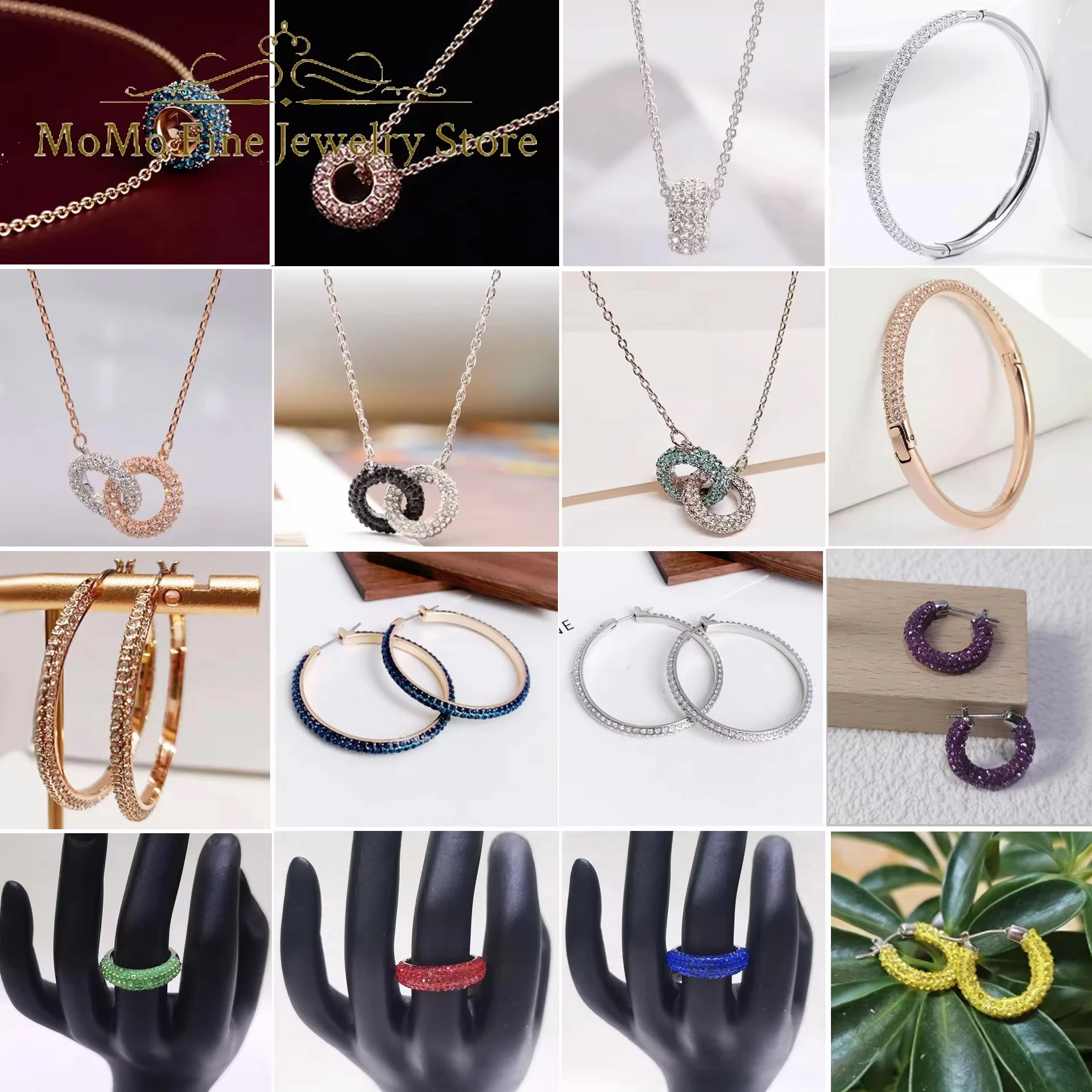 2025 Original Rainbow Series Fine Jewelry Set Charm Round Pendant Crystal Fashion Necklace Earrings Ring Romantic Gift for Women
2025 Original Rainbow Series Fine Jewelry Set Charm Round Pendant Crystal Fashion Necklace Earrings Ring Romantic Gift for Women