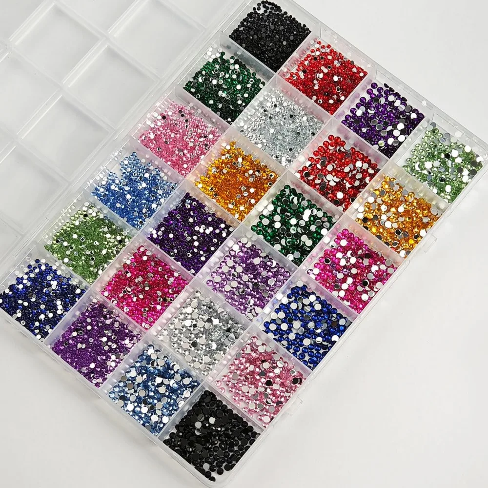 Hot Sale 6000Pcs Resin Jelly Rhinestones Flatback Gems 2mm 3mm Mixed Color for DIY Craft Bedazzling Fabric Glue Included for Clothing Tumblers Nail Art Decor
Hot Sale 6000Pcs Resin Jelly Rhinestones Flatback Gems 2mm 3mm Mixed Color for DIY Craft Bedazzling Fabric Glue Included for Clothing Tumblers Nail Art Decor