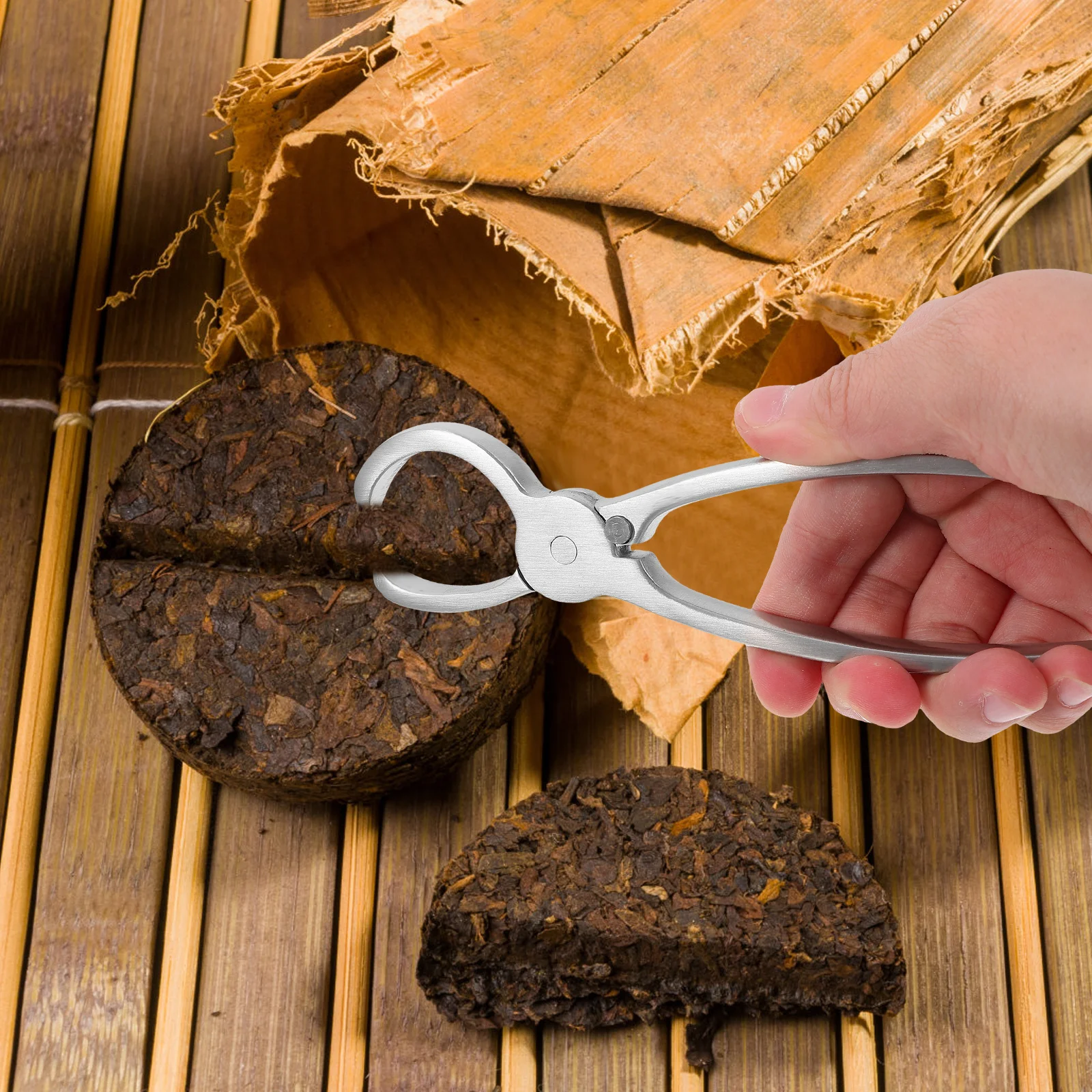 Tea Tongs Clip Tool Stainless Steel Brick Pliers Kitchen Bar Supplies Tea House Pu'er Lovers Wear Resistant Rust Proof
Tea Tongs Clip Tool Stainless Steel Brick Pliers Kitchen Bar Supplies Tea House Pu'er Lovers Wear Resistant Rust Proof