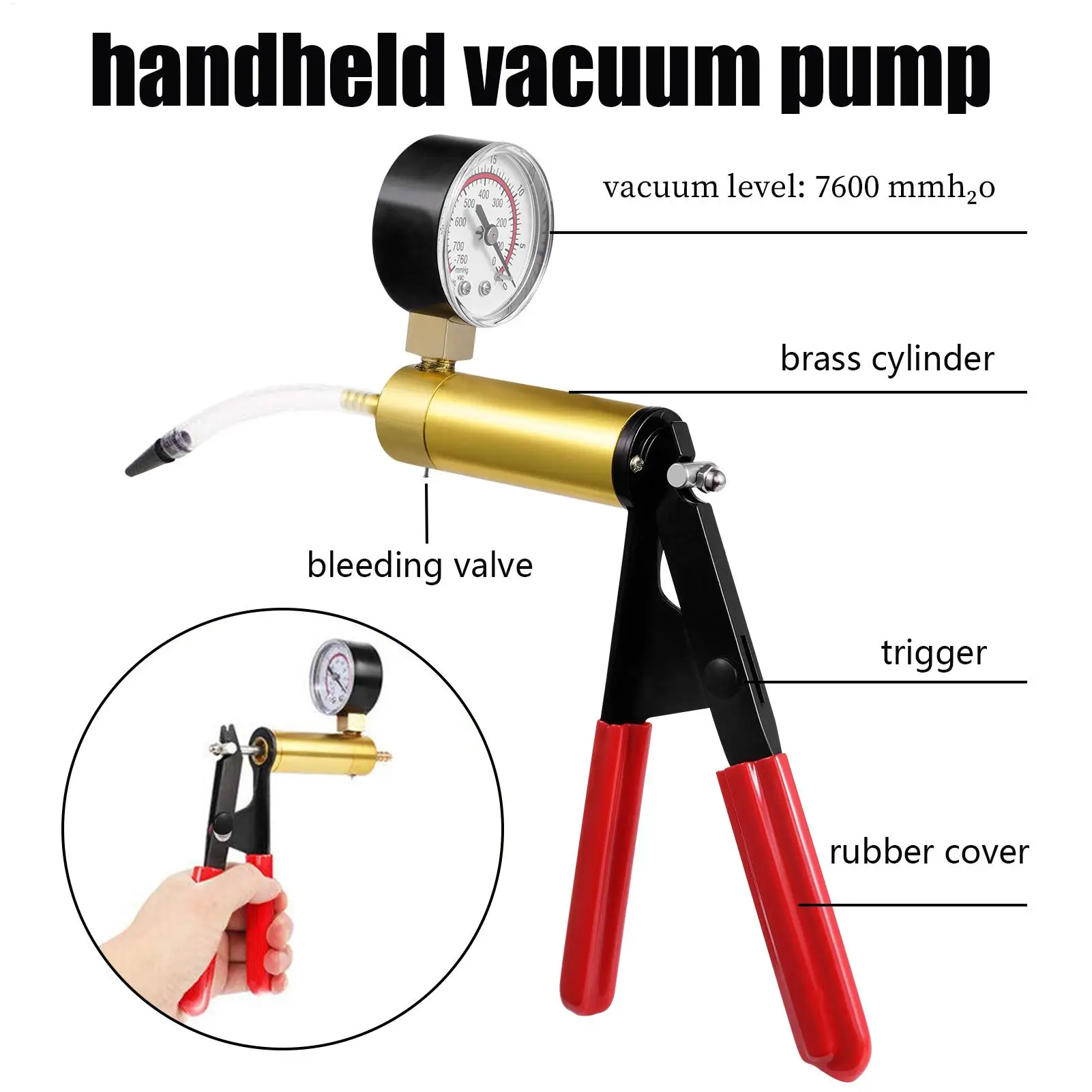 Car Manual Brake Fluid Replacement Tool Vacuum Pump Auto Brake Bleeder Vacuum Pressure Pump Car Brake Pumping Fluid Replacement
Car Manual Brake Fluid Replacement Tool Vacuum Pump Auto Brake Bleeder Vacuum Pressure Pump Car Brake Pumping Fluid Replacement