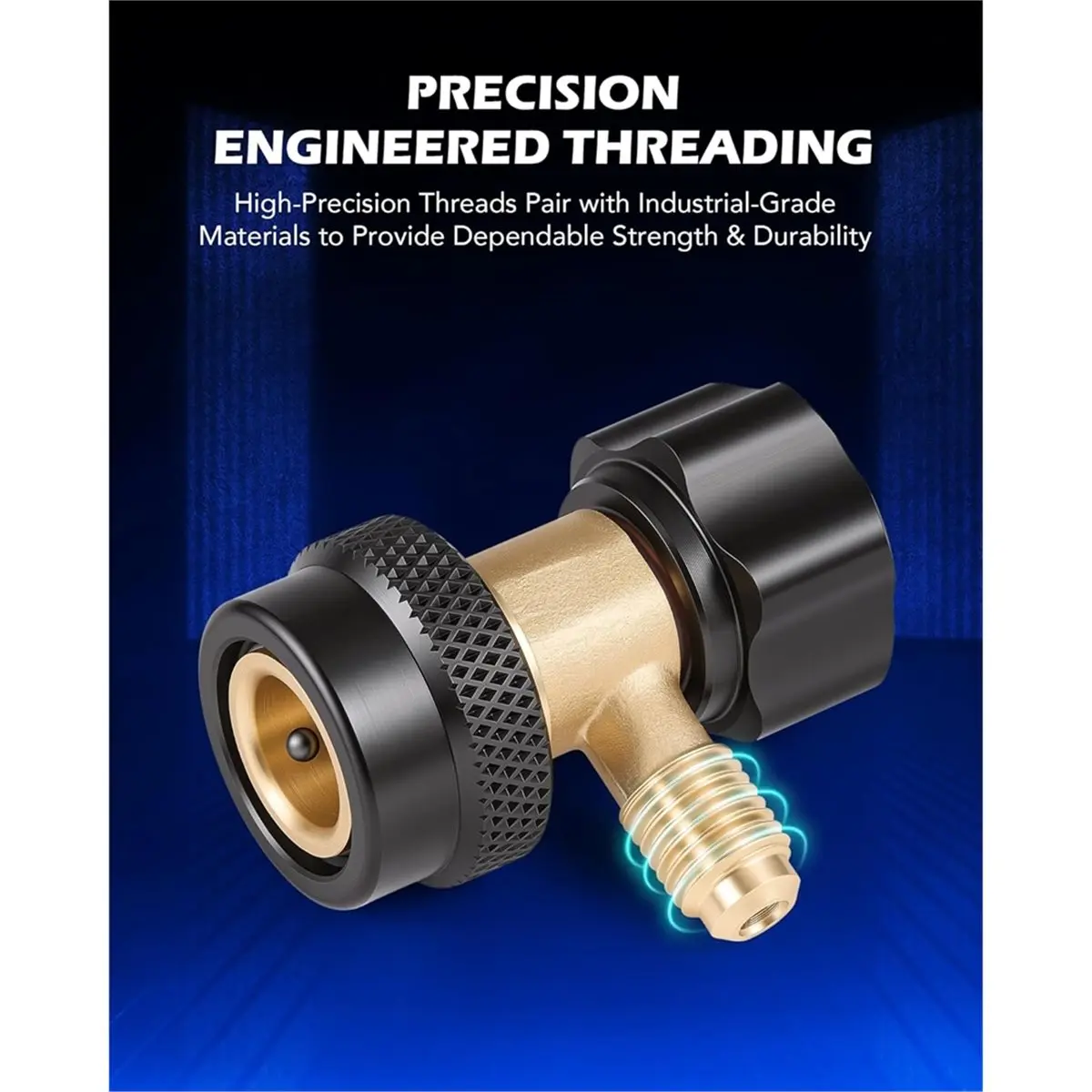 A1591P ~R134a Adjustable Quick Coupler Adapters, High & Low Pressure 2pc R134a Fitting Adapter Set with 1/4" Male Flare
A1591P ~R134a Adjustable Quick Coupler Adapters, High & Low Pressure 2pc R134a Fitting Adapter Set with 1/4" Male Flare